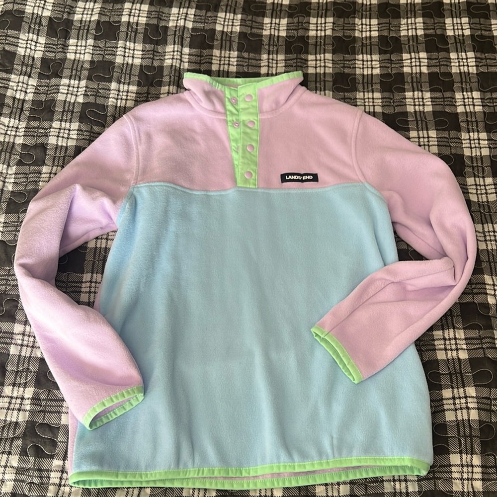 Lands’ End Kids Heritage Fleece Pull Over